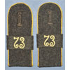 Army 73rd Signal Regt. Enlisted Shoulder Boards