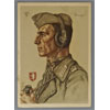 Wolfgang Willrich Color Drawing of "Leutnant Hugo Primozic"