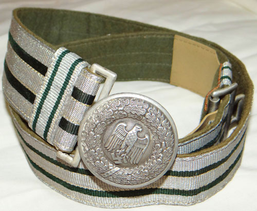 Army Officers Dress Brocade Belt & Buckle