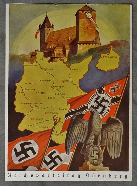 Postcard Commemorating the 1939 Reichsparteitage