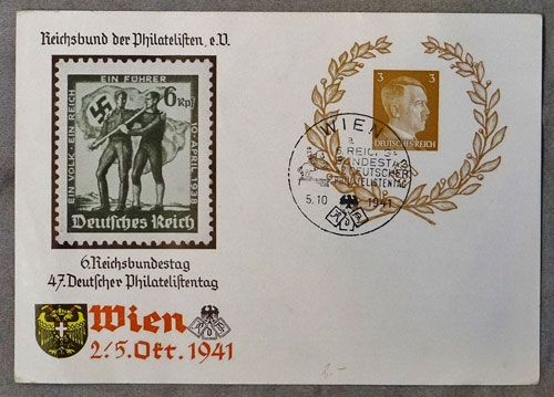 1941 Vienna Commemorative Postcard