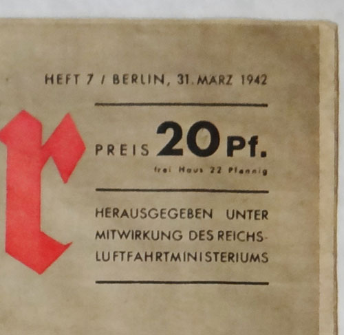 1942 Dated Der Adler Magazine