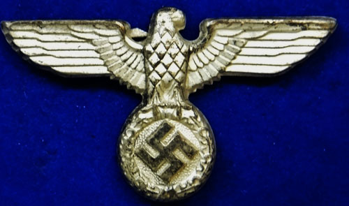 Silver 1936/39 Pattern Political Leader Visor Hat Eagle