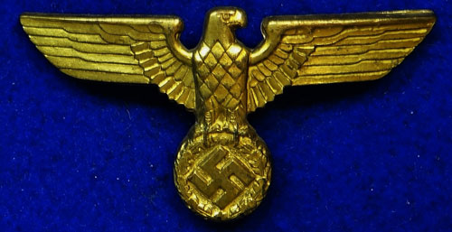 Gold 1939/45 Political Leader Visor Hat Eagle