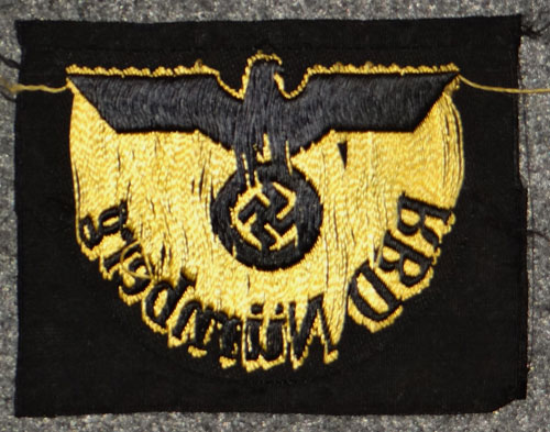 Reichsbahn "RBD Nurnberg" Sleeve Insignia