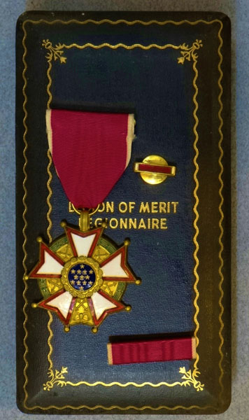 WW II Cased "Legion of Merit – Legionnaire" Medal