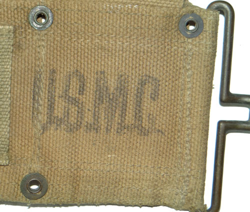 WW II U.S. Marine Corps marked M-1923 Ten Pocket Cartridge Belt