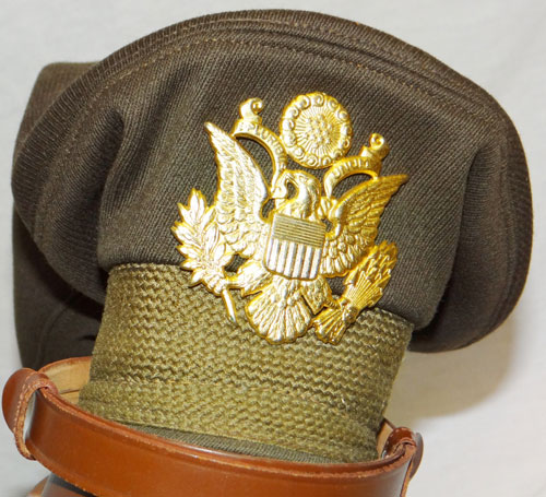 World War II U.S. Army "CRUSHER" Visor Hat