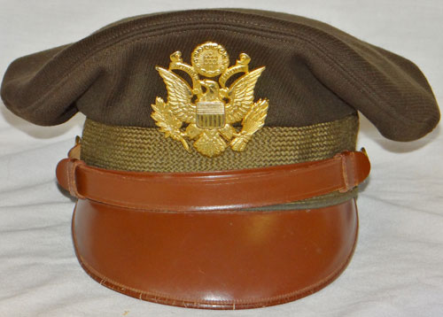 World War II U.S. Army "CRUSHER" Visor Hat