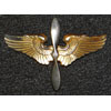 WW II U.S. Army Aviation Cadet Visor Hat Insignia