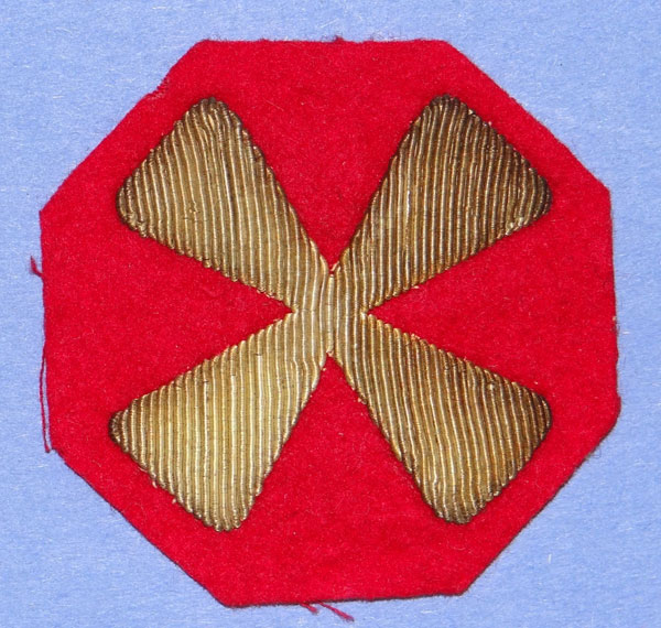 Theater Made Bullion  8th Army Patch