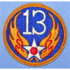 13th USAAF WW II Patch