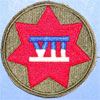 WW II 7th Corps Patch