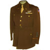 WW II 7th Army Air Force Officer Service Coat with "Bombardier" Wing