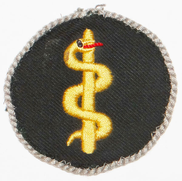 Army Medical Specialist Badge with Silver Border