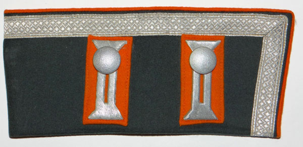 Army Cuff from Dress Waffenrock Tunic with Orange Piping