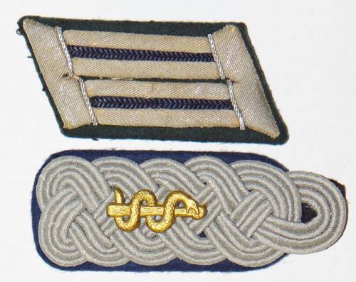 Army Medical Major Collar Tab & Shoulder Board Set