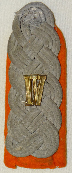 Army Recruiting Major Assigned to Wehrkreis "IV" Shoulder Board