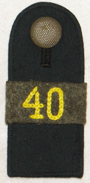 Army 40th (mot) Signal Troops G.H.Q. Troops Enlisted Shoulder Board