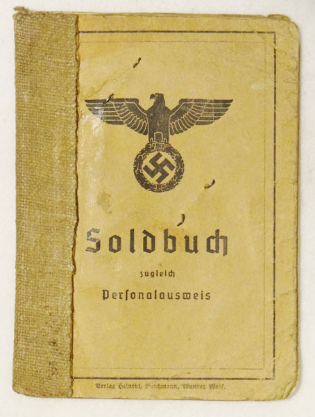 Army Soldbuch for NCO