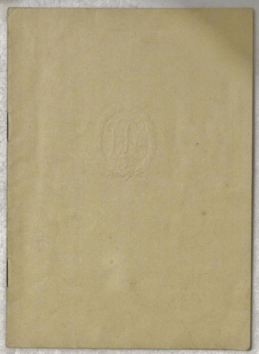 Army Award Booklet for DRL Bronze Sport Badge