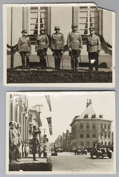 Two Photos of three Army Generals