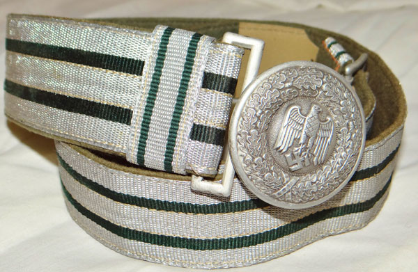 Army Officers Dress Brocade Belt & Buckle