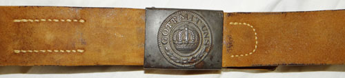 German World War One NCO/EM Belt & Buckle