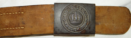 German World War One NCO/EM Belt & Buckle