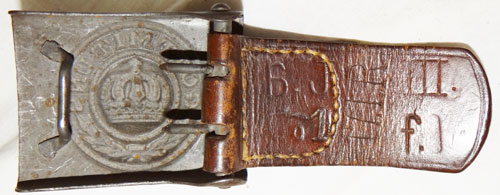 German World War One NCO/EM Belt & Buckle