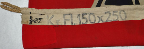 Kriegsmarine Marked Reichskriegs Flag