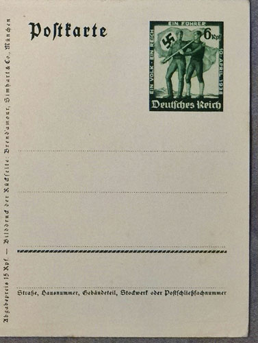 Austria Commemorating 13-Marz 1938 Postcard