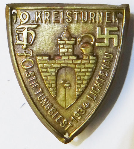 1934 DEUTSCHE TURNERSCHAFT Tinnie