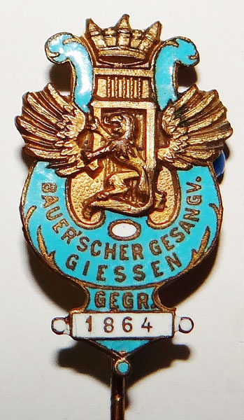 1864 Enamel Stick Pin