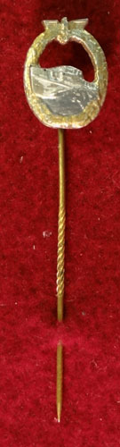 Kriegsmarine 1st type E-Boat Badge Stick Pin