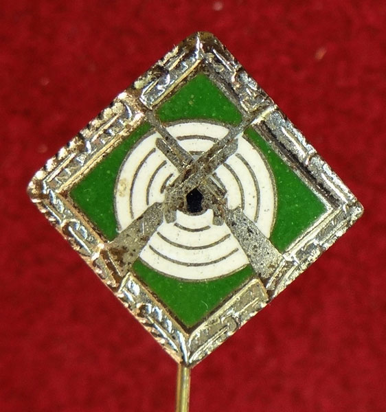 German Enamel Shooting Badge Stick Pin