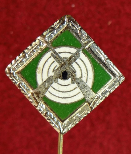 German Enamel Shooting Badge Stick Pin