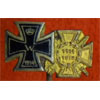 Enamel WW I Two Place Award Stick Pin