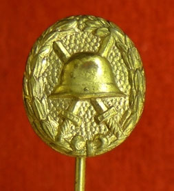 WW I Gold Wound Badge Stick Pin