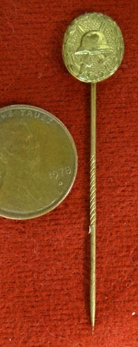 WW I Gold Wound Badge Stick Pin