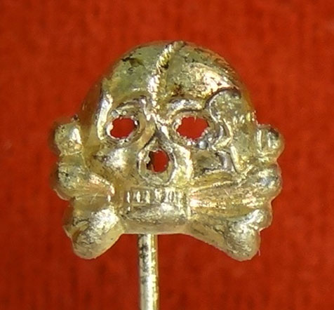 Panzer Type Skull Stick Pin