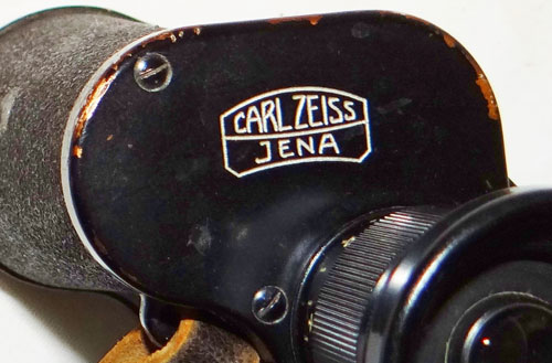 Early WW II 6 x 30 "Carl Zeiss" Binoculars with Case