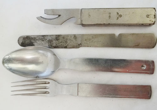 WWII GI Eating Utensil Set from Hessen Antique