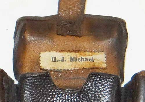 NAMED WW II Leather 98K Ammunition Pouch