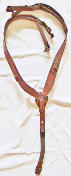 German WW II Combat "Y" Straps Suspenders with "D" Rings