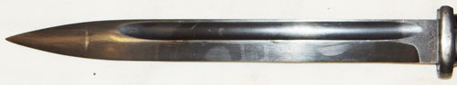 WW II German 98K Bayonet with Matching Numbers with Leather Frog