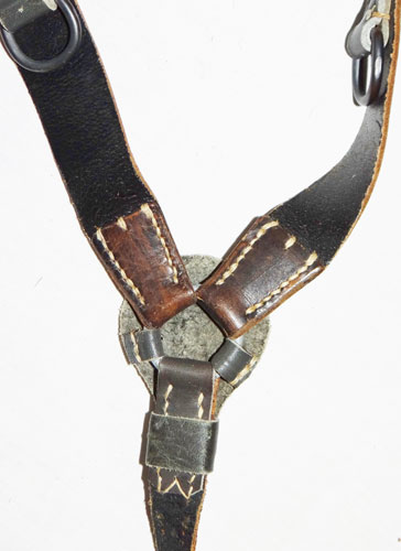 German WW II Combat "Y" Straps Suspenders with "D" Rings