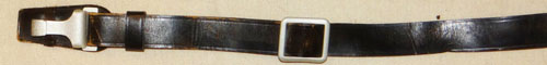 German WW II Schutzpolizei Black Leather Cross Strap