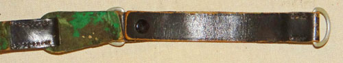 German WW II Schutzpolizei Black Leather Cross Strap