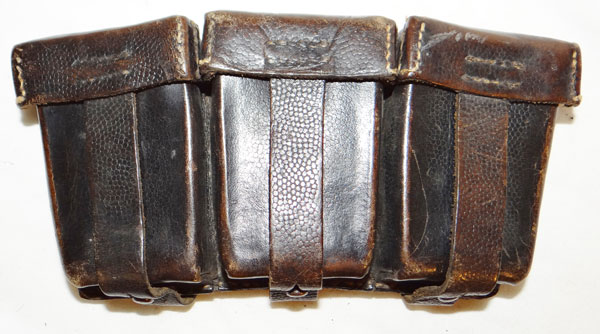 German WW II 98k Leather Ammunition Pouch